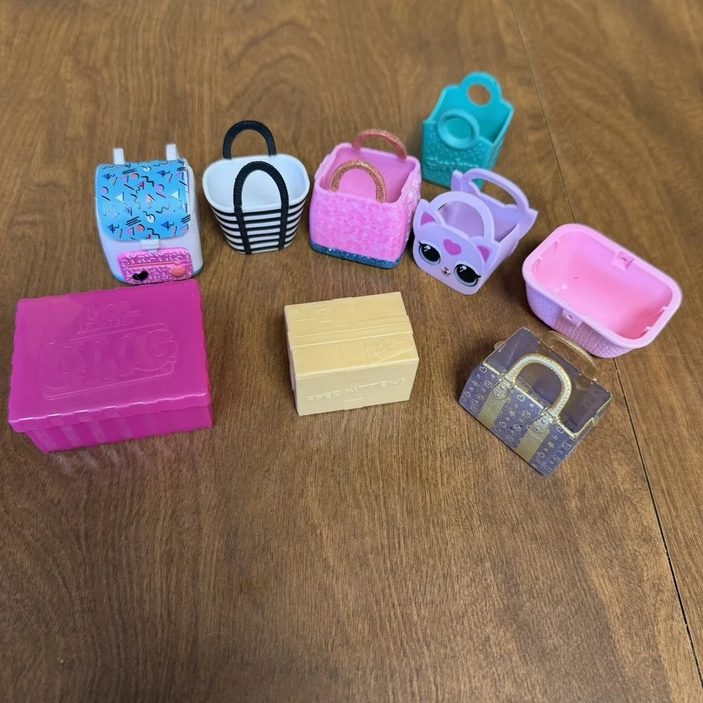 LOL Surprise Doll Accessories Toy Lot Pets Bags Boxes Disco Ball Hats Mixed Lot